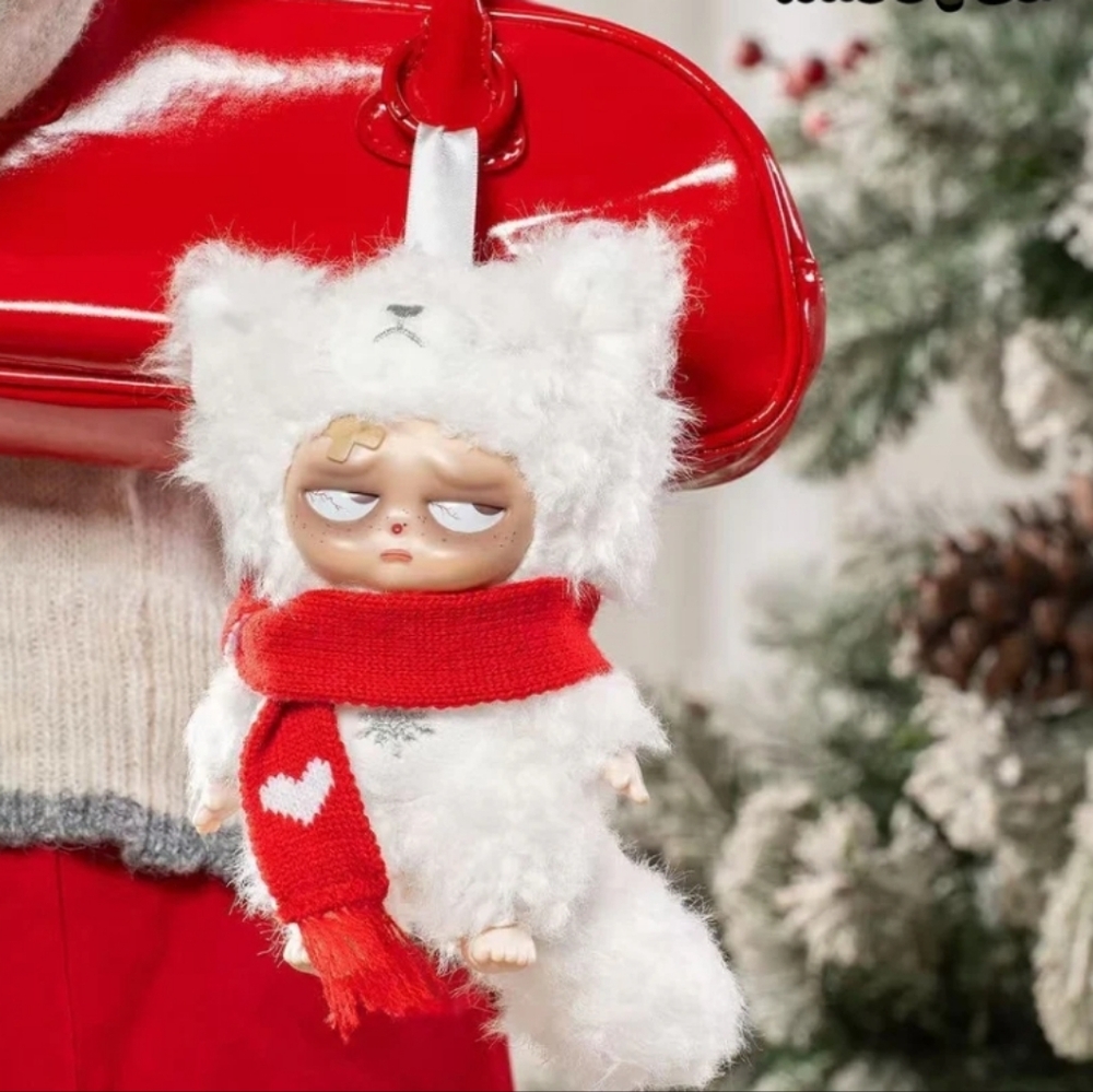 Sleepless Grumpipi Christmas Series Plush Dolls - NIB - Snowbell